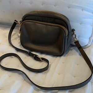 Pom Pom London Leather Crossbody